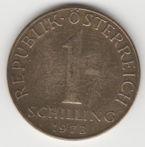 10.4 Австрия 1 шиллинг 1973г
