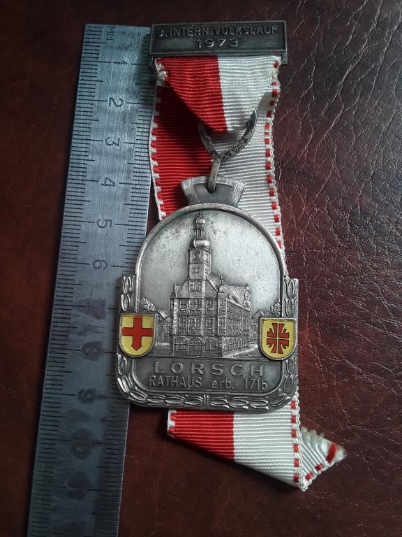 Германия медаль 1973г. Тяж.мет.