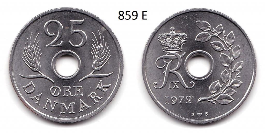 Дания. 25 эре. 1972 год.