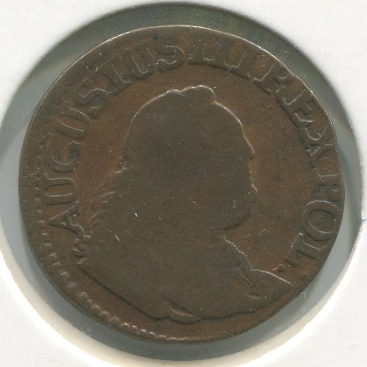 ПОЛЬША 3 СОЛИДА 1755 VG