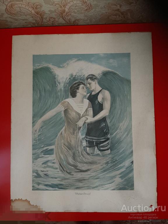 Кларенс Ундервуд, Американские типажи. 50х40 см. Плакат, постер 1910 год. Оригинал. 