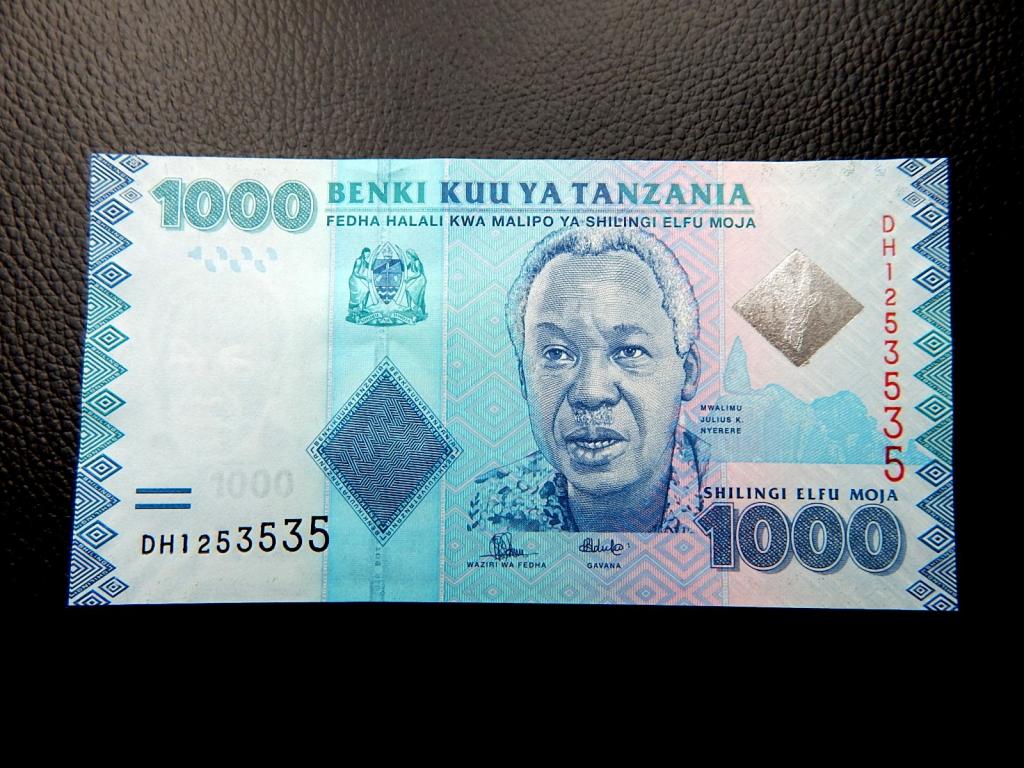 Бона 1000 шиллингов 2015 года серии "DH" Танзания UNC