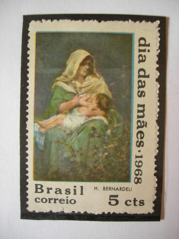 Бразилия 1968 День матери/живопись   MNH/MNG