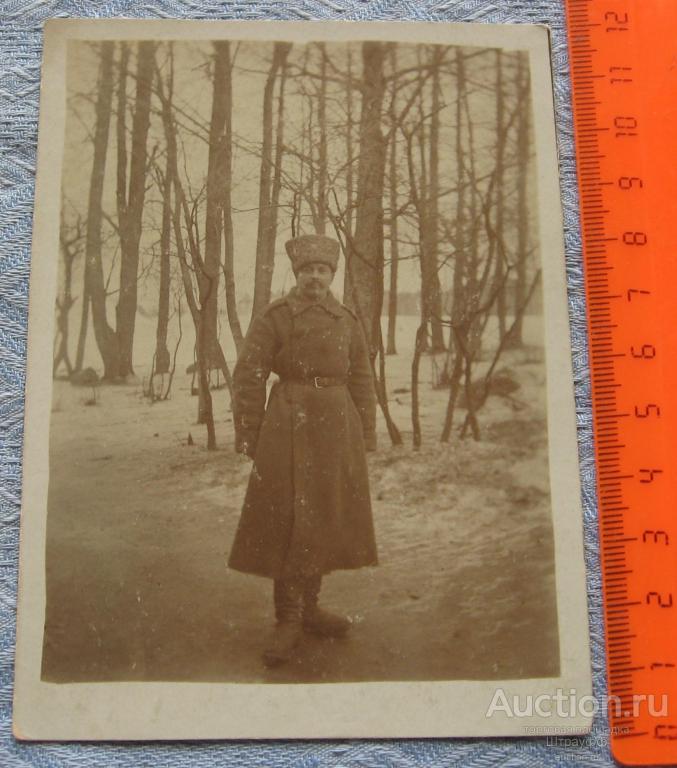 Фотография. Солдат РИА 10 января 1916 г.