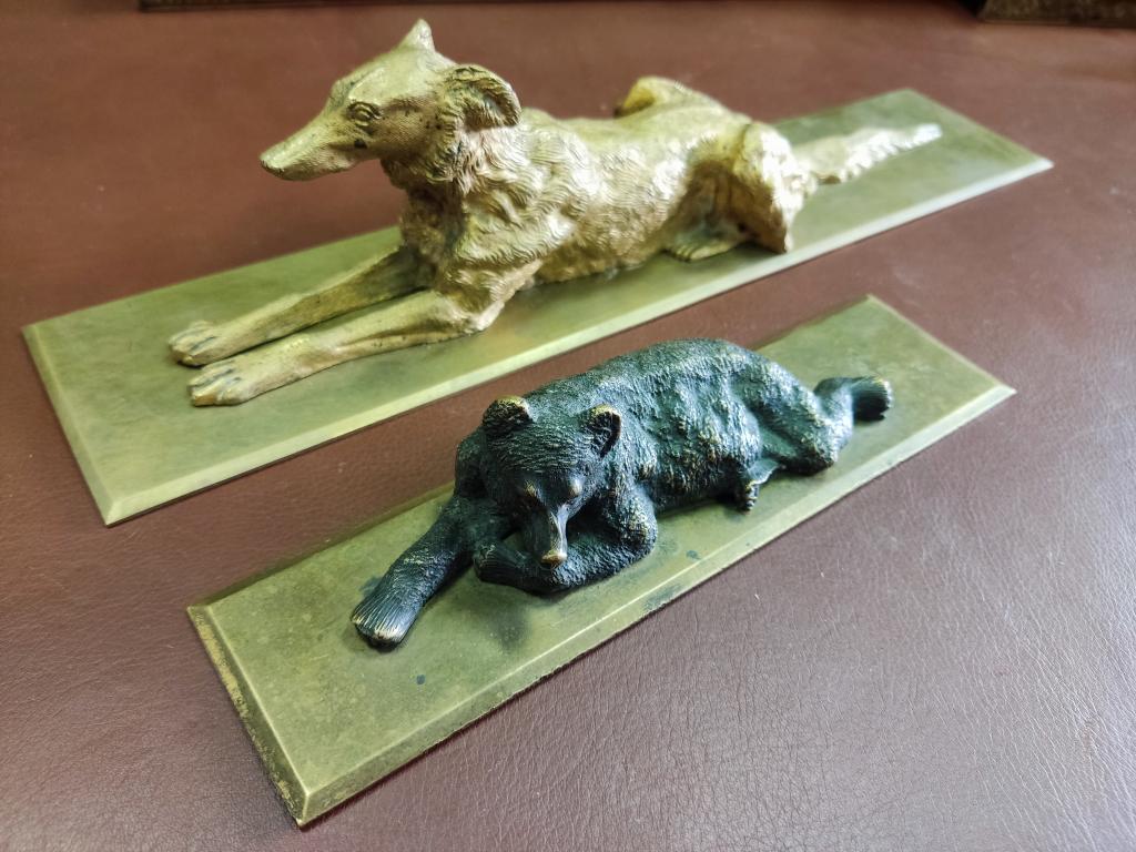 Либерих , до 1917г. Бронза . Царская Россия . Пресс-папье . Медведь
