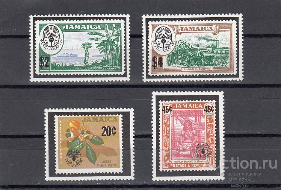JAMAICA  ЯМАЙКА   Почтовое дело Марки на марках  Серия 1981 Сост** MNH