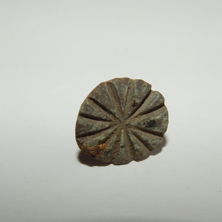 Старинный Гвоздь бронза медь. Шляпка медная. Декоративный гвоздь. Конина