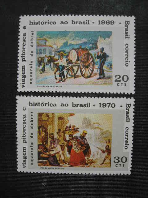 Бразилия 1969/1970 живопись/история  MNH/MNG