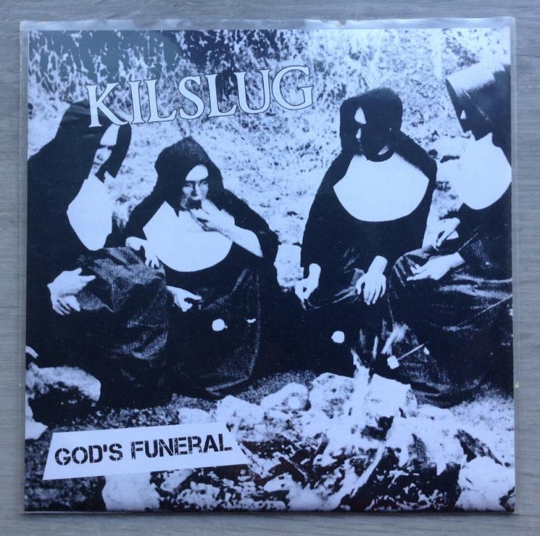 vinyl Kilslug - God's Funeral 7" (white) // США, sludge punk metal noise