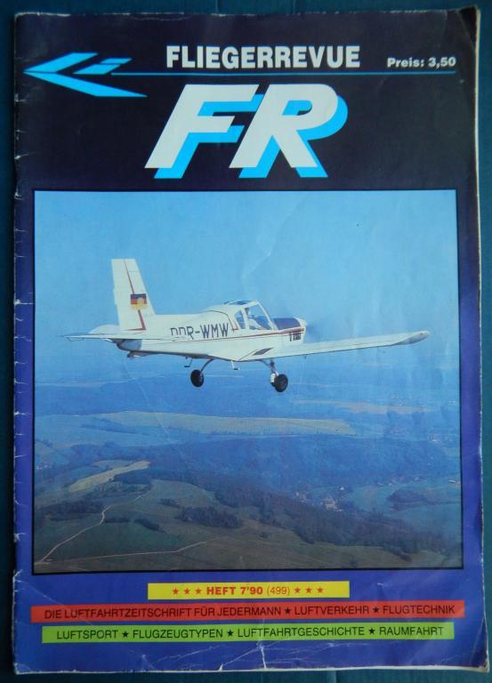 Flieger Revue №7 1990 Для любителей авиации и авиамоделистов ГДР