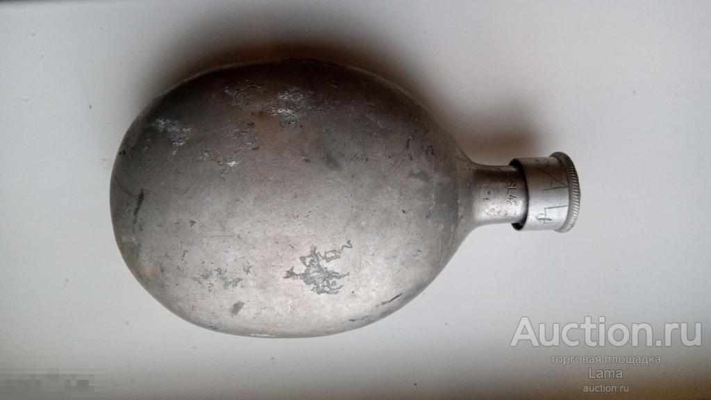 Фляга немецкая, фляжка Вермахта cтандартная. SSL 42. Оригинал.