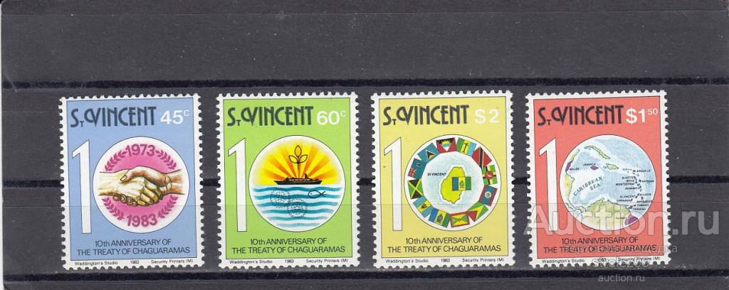 ST. VINCENT  СЕНТ ВИНСЕНТ   Содружество наций  Серия  1983 Сост**  MNH