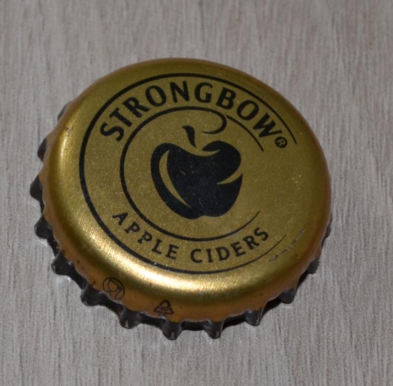 Кронен-пробка из России. STRONGBOW - желтая.