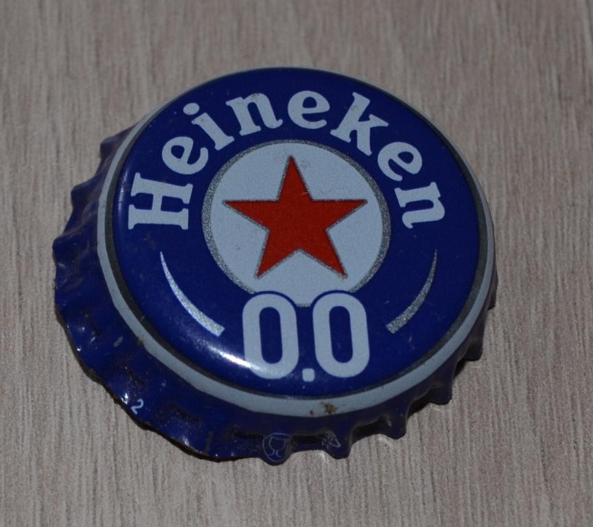 Кронен-пробка из России. Heineken 0.0