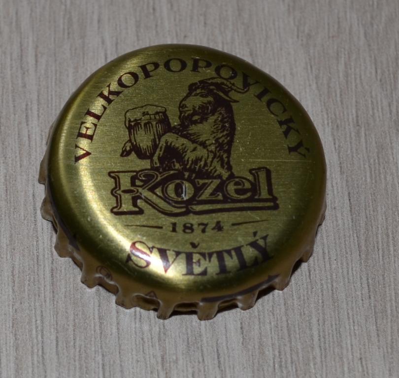 Кронен-пробка из России. VELKOPOPOVICKY Kozel - светлый.