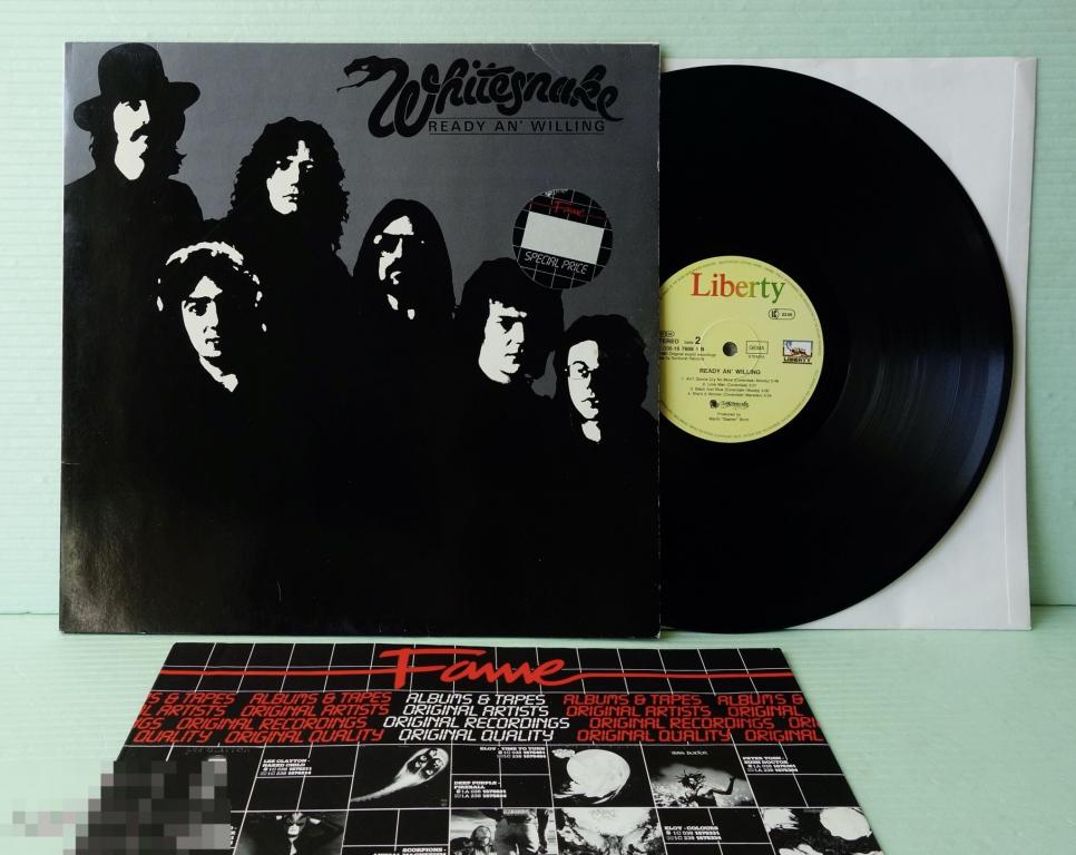 WHITESNAKE READY AN WILLING  MINT-
