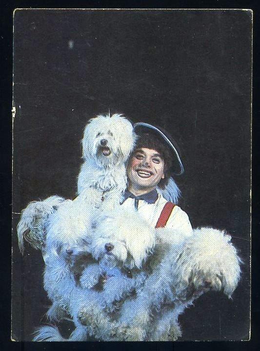 Цирк-Евгений Майхровский - 1987 год - календарик (КЛ-6)