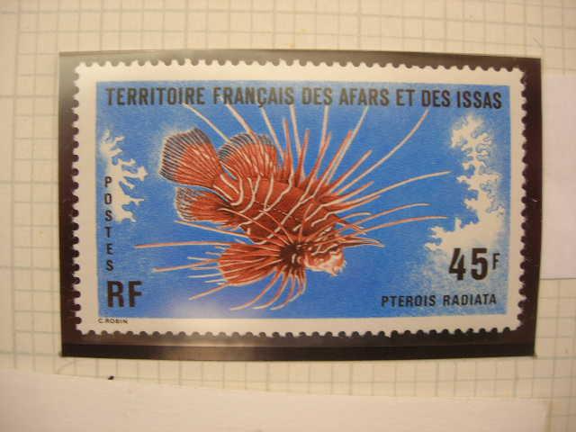 Афар и Исса 1976 фауна: рыба   MNH