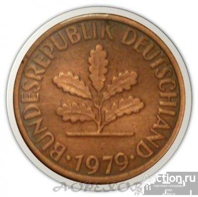 1 пфенниг 1979 F Германия (холдер)