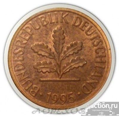 1 пфенниг 1995 G Германия (холдер)
