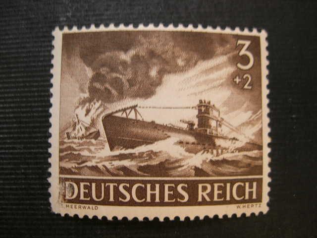 Рейх 1943 подводная лодка  MNH