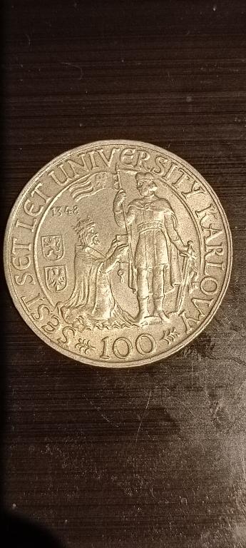 Чехословакия 100 крон, 1948г 600 лет университету
