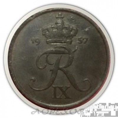 5 эре 1957 Дания (холдер)