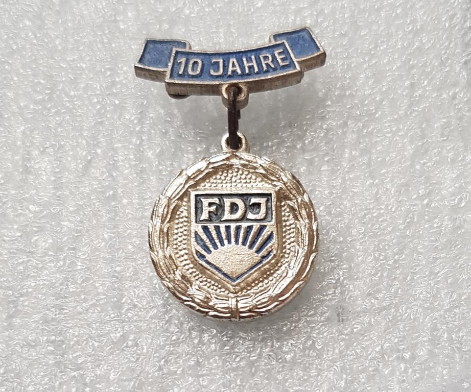 ГДР. 10 лет FDJ. Комсомол ГДР
