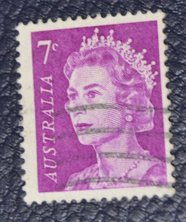 Австралия 1966 год  Стандарт. Королева Елизавета II -  Гаш