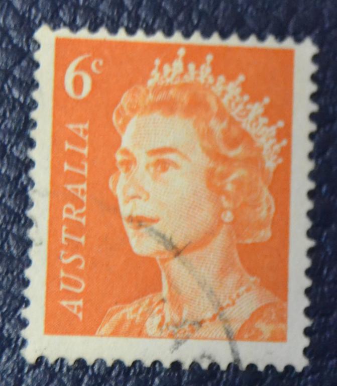 Австралия 1966 год  Стандарт. Королева Елизавета II -  Гаш