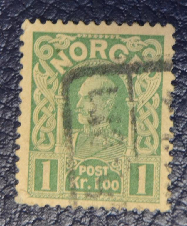 Норвегия 1910 год Стандарт Король Хокон VII Гаш