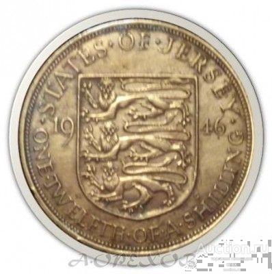 1/12 шиллинга 1946 Джерси (холдер)