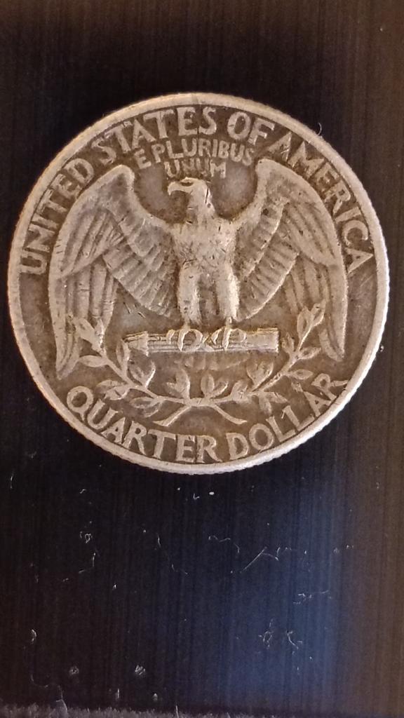 США (25 центов) ¼ доллара, 1952 Washington Quarter Без отметки монетного двора