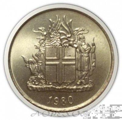 5 крон 1980 Исландия (холдер)