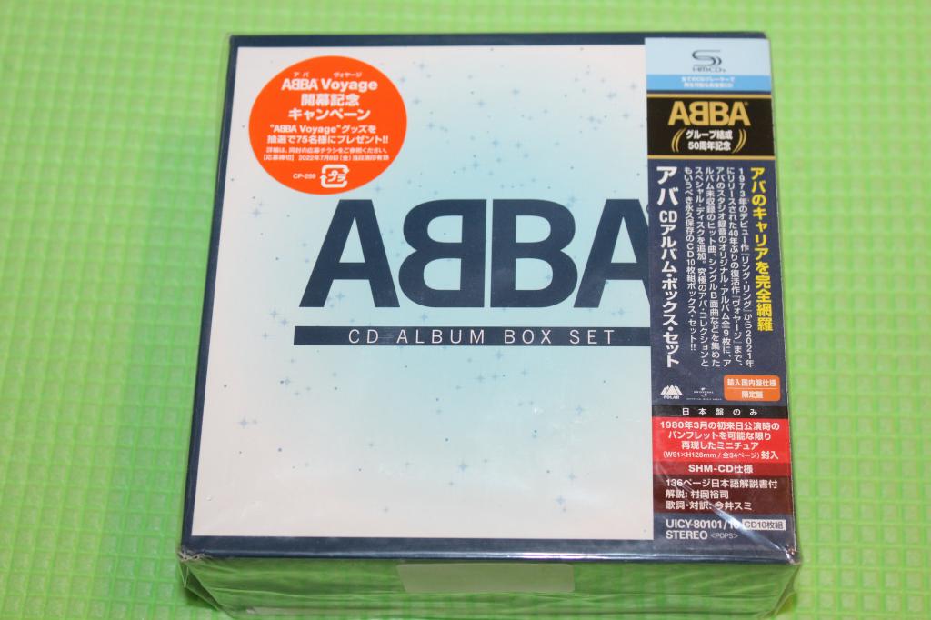 Abba / CD Album Box Set 22 / Japan SHM 10CD BOX + Poster