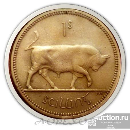 1 шиллинг 1962 Ирландия (холдер)