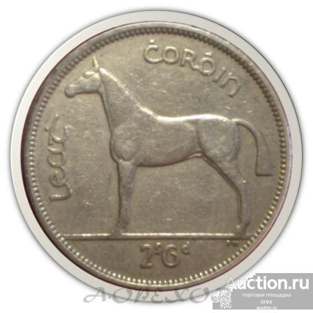 1/2 кроны 1955 Ирландия (холдер)