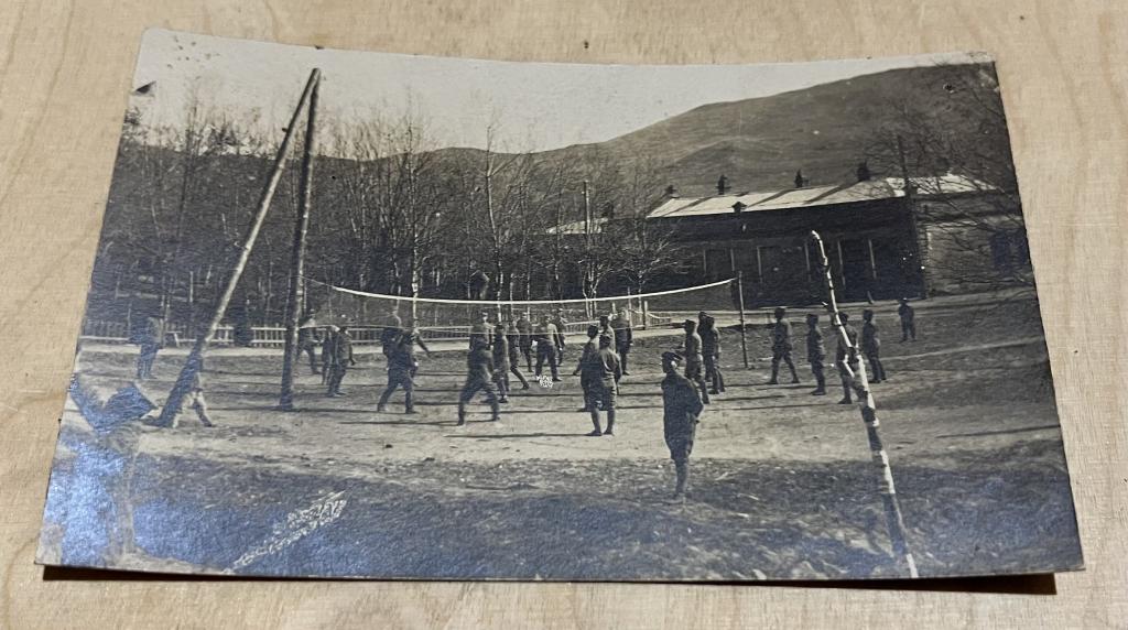 Россия Фото Гражданская война CZECH LEGION Чешский Легион Отдых Игра в Волейбол