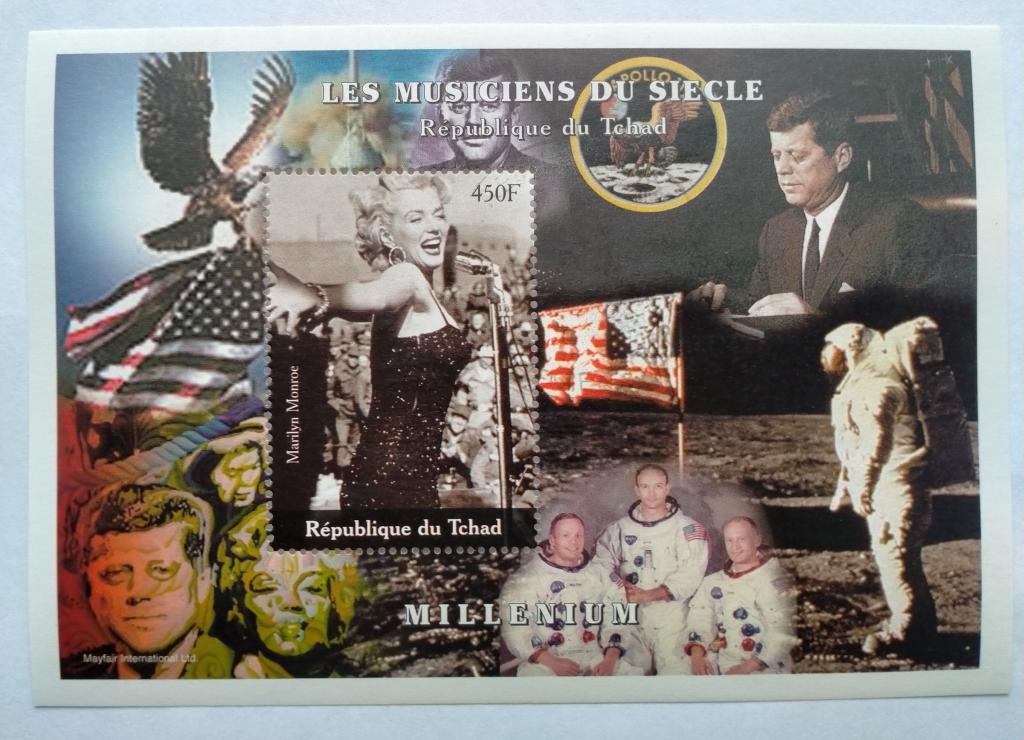 Нигерия 1999г.Мерлин Монро.