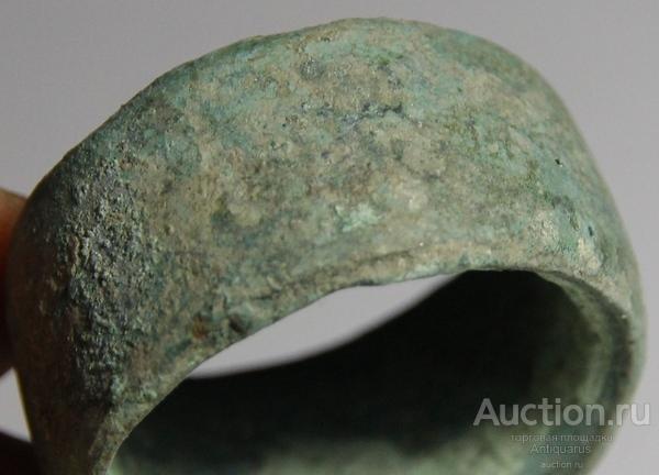 ⪼Ᾰ⪻  Бронзовое кольцо неизвестного назначения Скифы  [848]