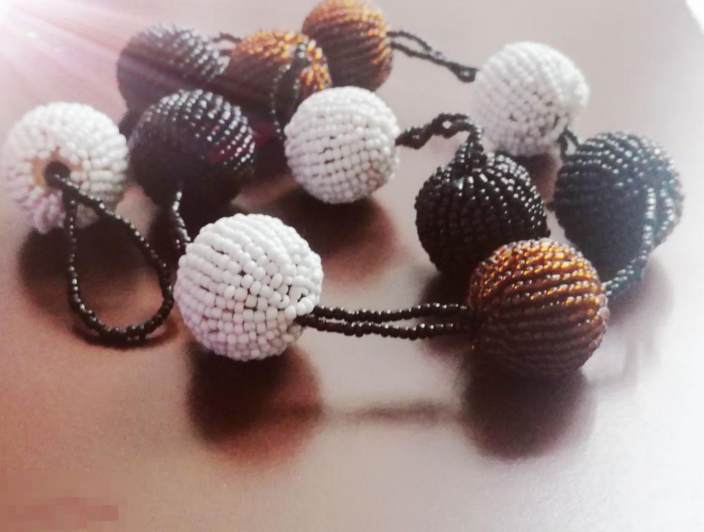 Шикарное Колье ball  MIRIAM haskell  ВИНТАЖ 