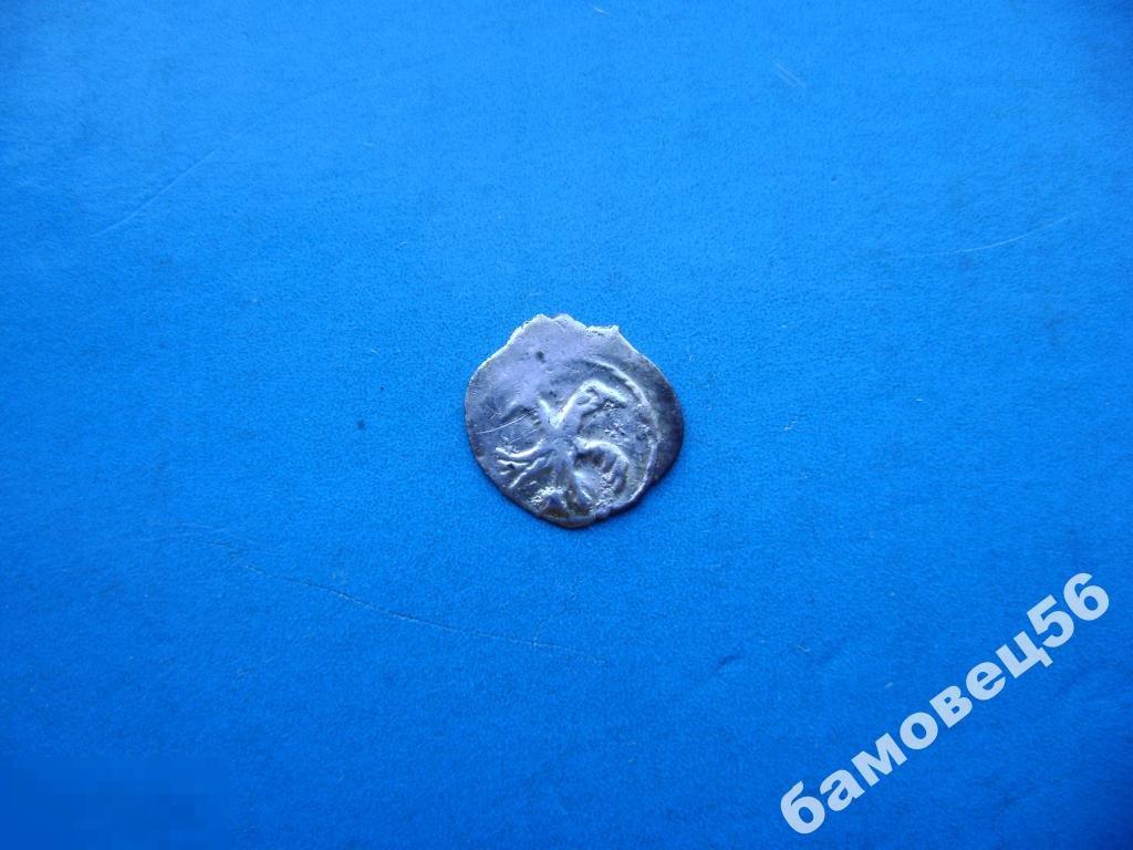 Полушка  Иван Грозный 1535-1547 XF!!!  Моск. двор 