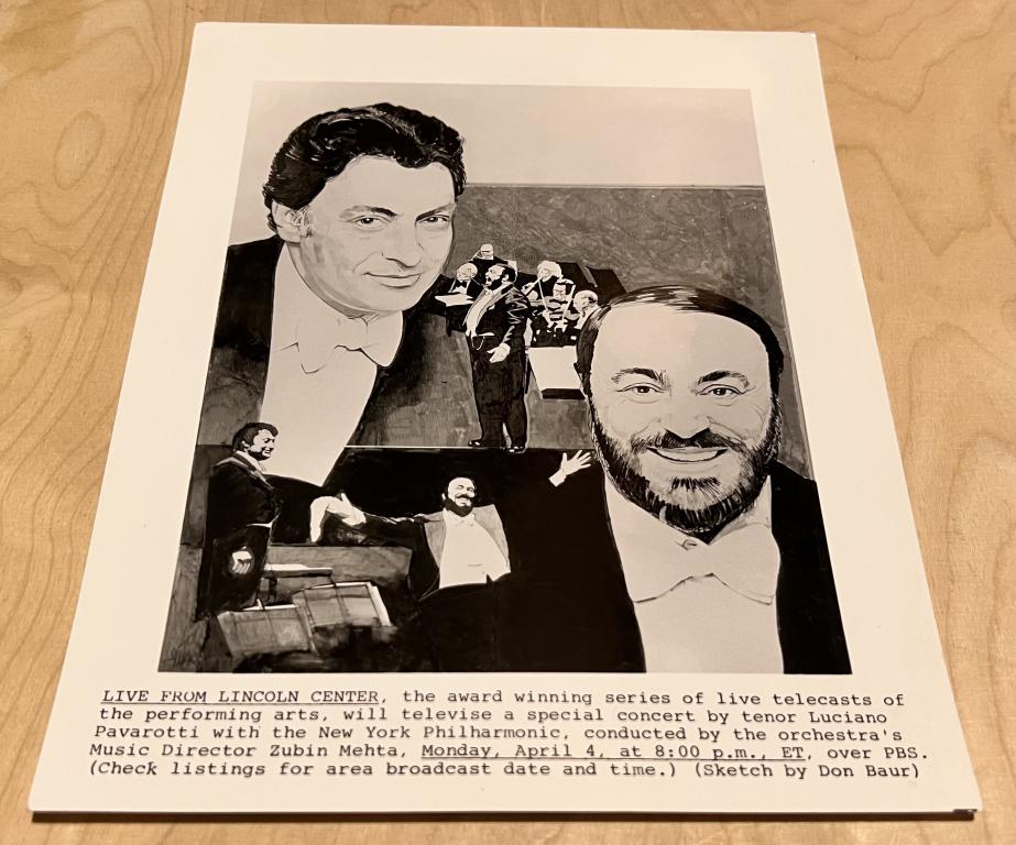 Фото Опера Тенор LUCIANO PAVAROTTI  Лучано Паваротти и Zubin Mehta Зубин Мета
