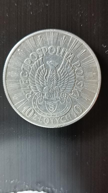 Польша 10 злотых, 1934 Орел без короны Пилсудский ЛЕГИОНЕР