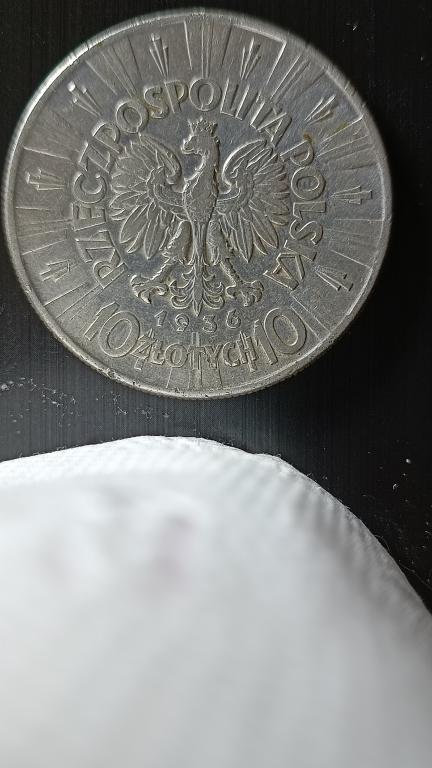 Польша 10 злотых 1936 года Пилсудский