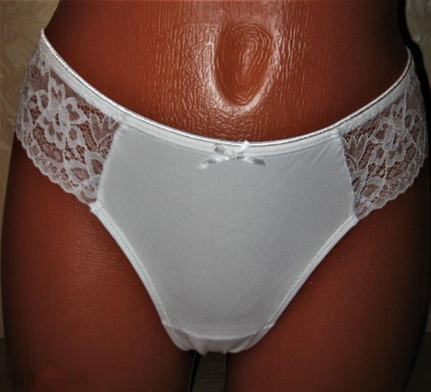 ТРУСЫ ЖЕНСКИЕ СТРИНГИ  СТРЕЙЧ 10% ЦВ.БЕЛ.42-44(36-38) GINA BENOTTI 