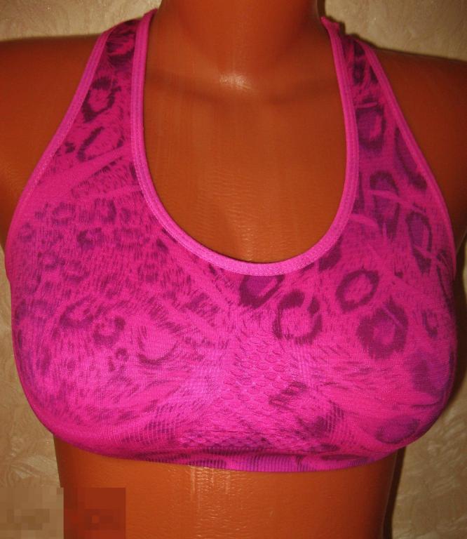 БЮСТГАЛТЕР ЖЕНСКИЙ  ТОП СТРЕЙЧ  ДВОЙНАЯ ТКАНЬ  НА 44(S) ACTIVE  СПОРТ 