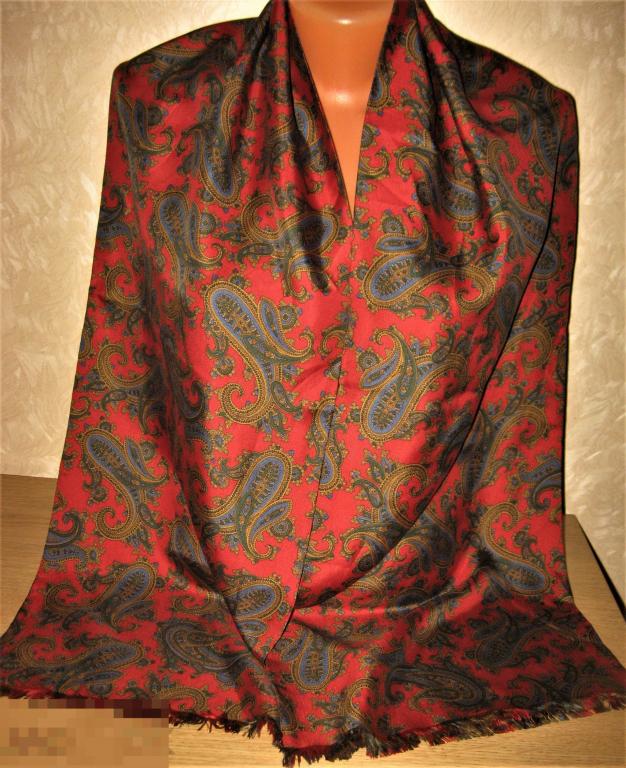 ШАРФ  ЖЕНСКИЙ 100% ШЁЛК-PURE SILK ДВОЙНОЙ 160*30   EDSOR 
