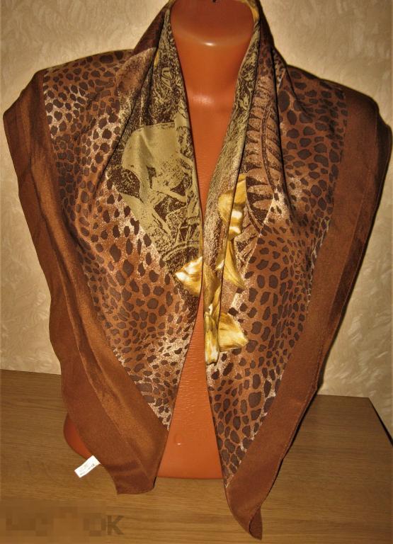 ПЛАТОК ЖЕНСКИЙ 100% ШЁЛК  85*83 