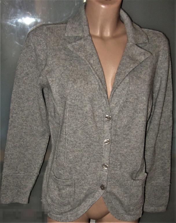 КОФТА ЖЕНСКАЯ  ЖАКЕТ 100%ШЕРСТЬ-LAMBSWOOL 44-46(40) NUEVO SOFT WOOL 